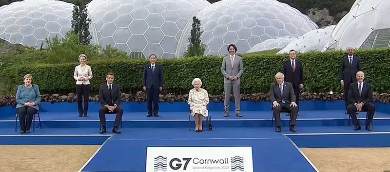 Receptie regina G7